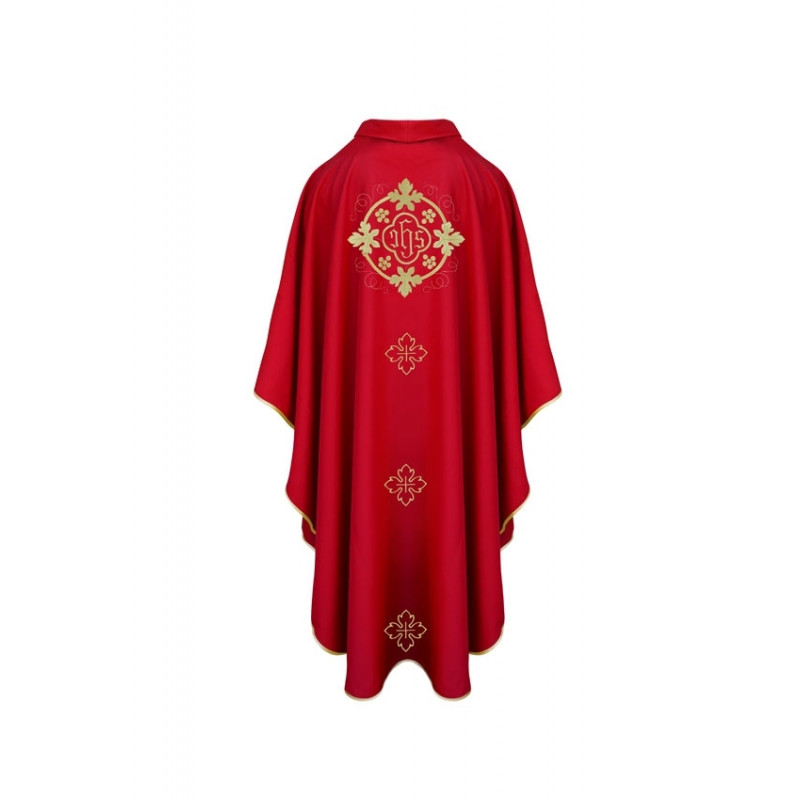 Chasuble with IHS and crosses - Best Catholic Shop