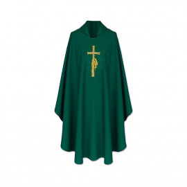 Gothic chasuble Cross and ears - liturgical colors (17)