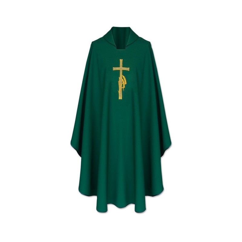 Gothic chasuble Cross and ears - liturgical colors (17) - Best Catholic Shop