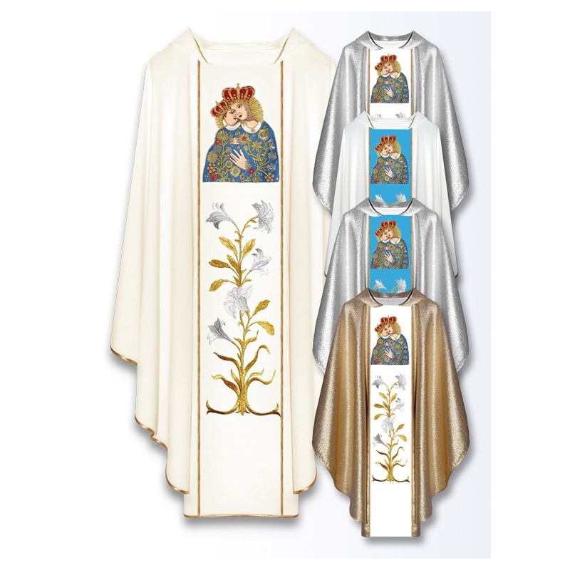 Embroidered chasuble - MB Kalwaryjska (1) - Best Catholic Shop
