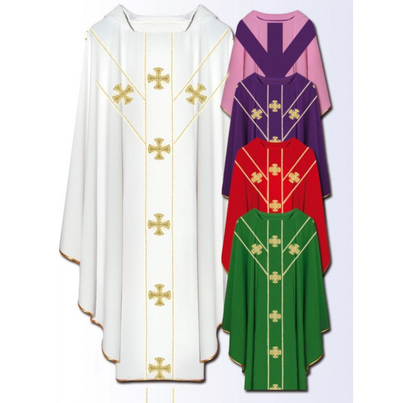 Semi Gothic chasuble (03) - Best Catholic Shop
