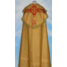 Liturgical cope with honey rosette - Image 2