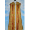 Liturgical cope with honey rosette - Image 1
