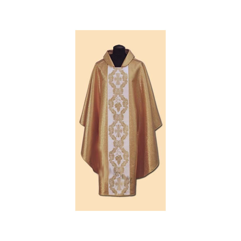Gold embroidered chasuble (42A) - Best Catholic Shop