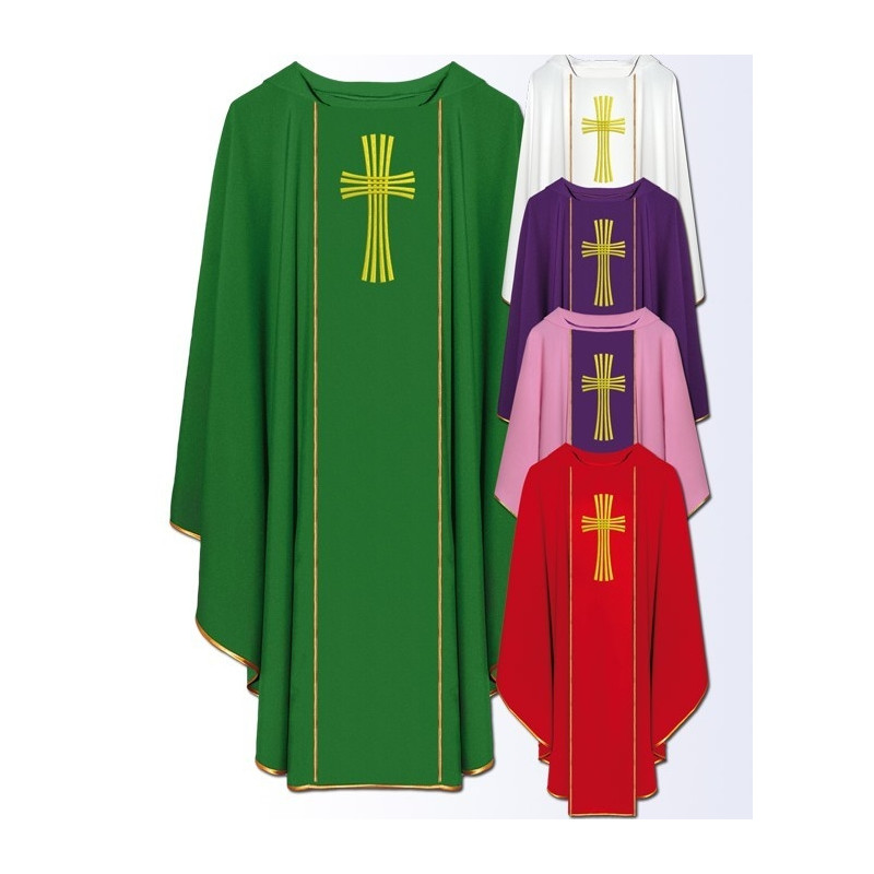 Chasuble with embroidery on the front (809) - Best Catholic Shop