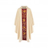 Gothic chasuble IHS georgette - liturgical colors (21) - Image 1