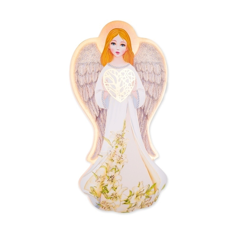 Icon angel holding a heart (22) - Best Catholic Shop