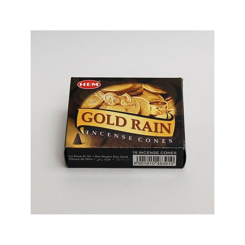 Incense cone - Gold Rain (10 cones) - Best Catholic Shop