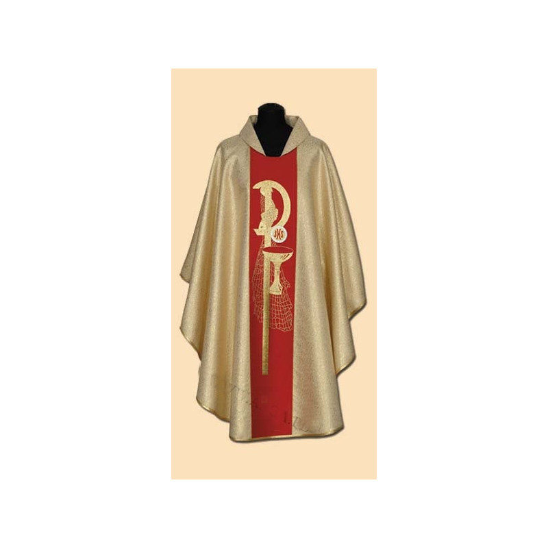 Gold embroidered chasuble (35A) - Best Catholic Shop