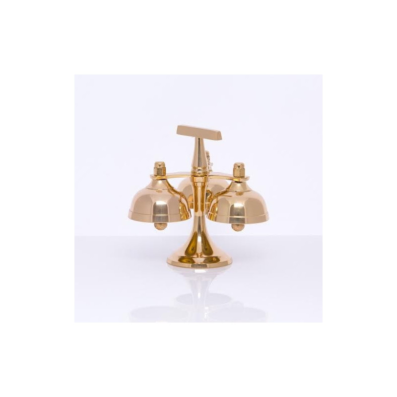 Altar Bells - polished brass - 3 tons (29) - Best Catholic Shop