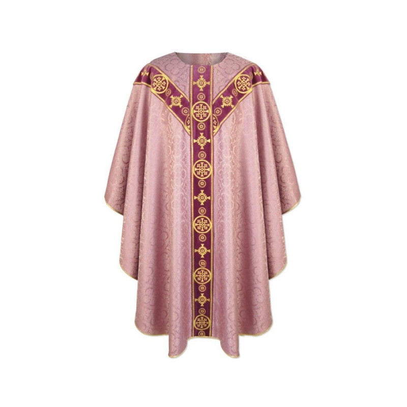Semi-Gothic Chasuble - pink (32) - Best Catholic Shop