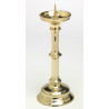 Altar candlestick in solid brass - 32 cm - Image 1