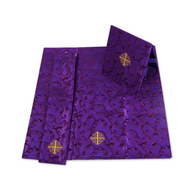 Bursa Set, Manipulator and Veil for Chalice - purple - Best Catholic Shop