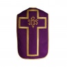 Roman chasuble IHS - liturgical colors, jacquard (29) - Image 1