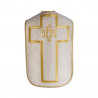 Roman chasuble IHS - liturgical colors, jacquard (29) - Image 3