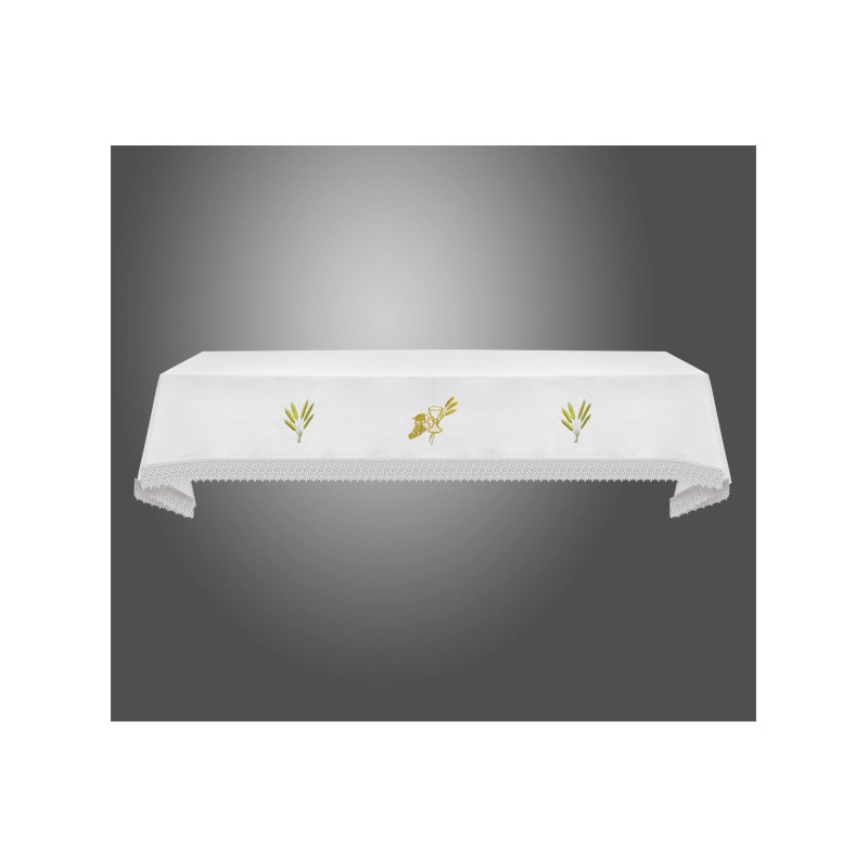 Embroidered altar tablecloth - Chalice, ears - Best Catholic Shop