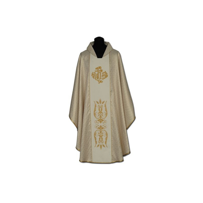 Gold embroidered chasuble (019) - Best Catholic Shop