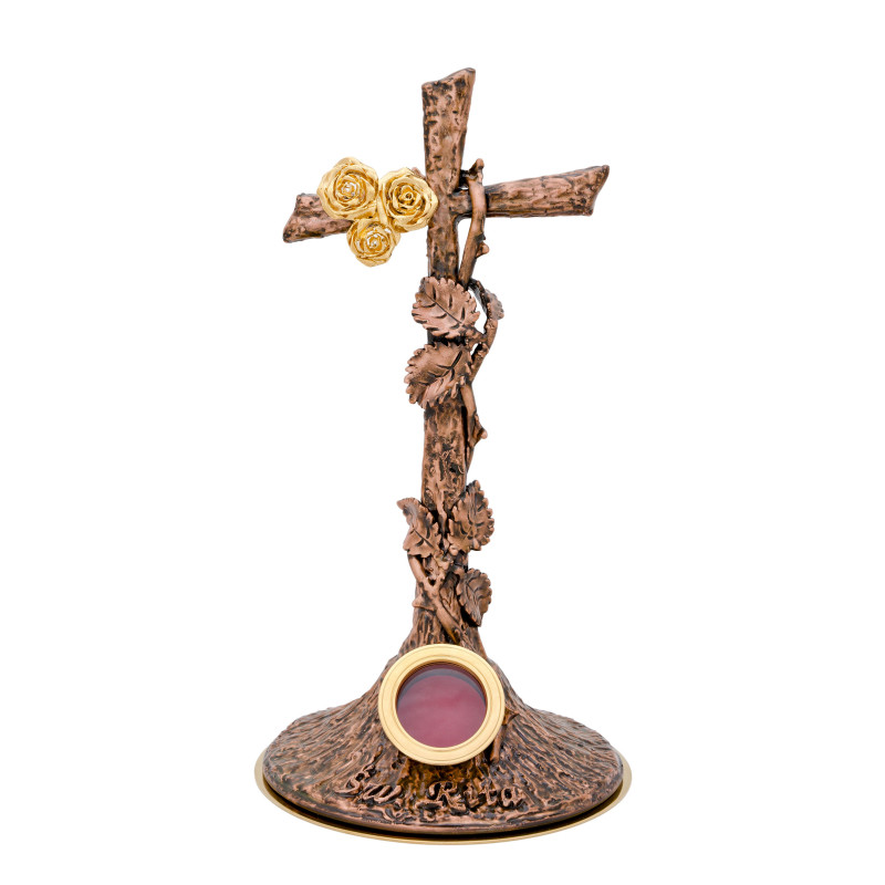 Reliquary Rita - copper, patinated - 30 cm - Best Catholic Shop