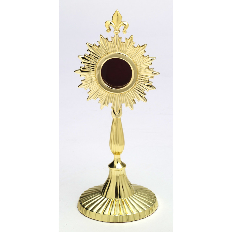 Brass reliquary, gold-plated - 23 cm - Best Catholic Shop