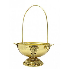 Decorative Brass Holy Water Pot, 44 cm