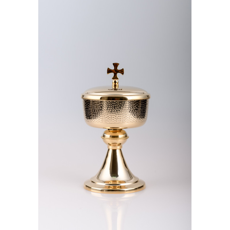 Ciborium, brass, gold plated - 23 cm (30) - Best Catholic Shop