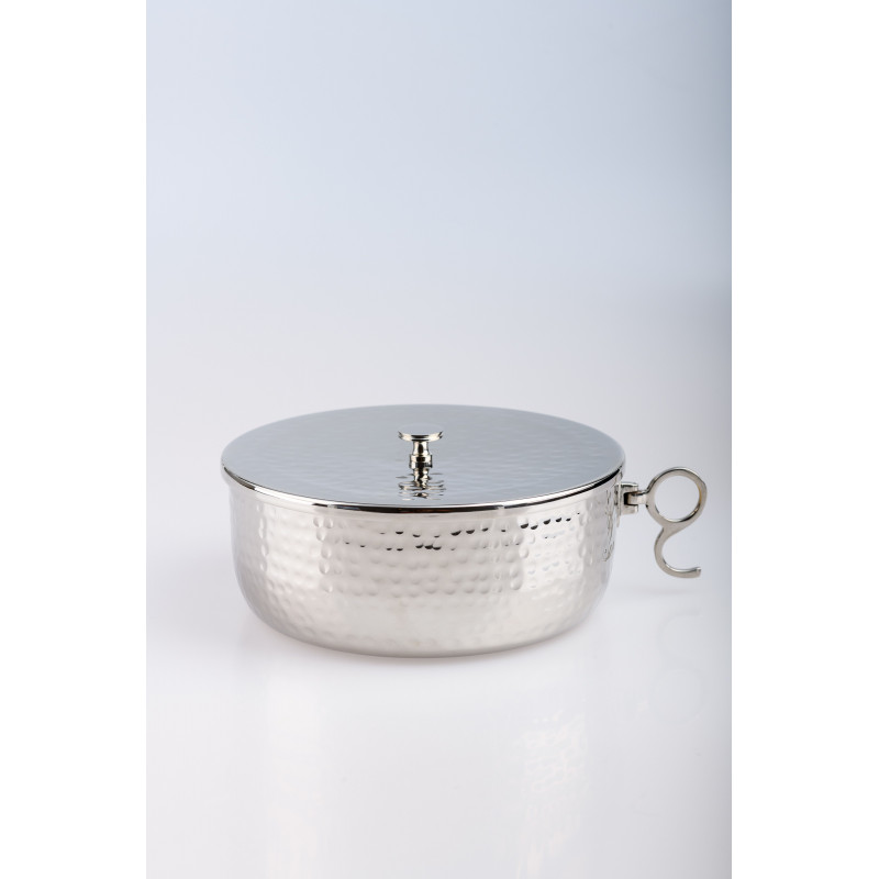 Ciborium for communion, silver-plated with closure - 7 cm - Best Catholic Shop