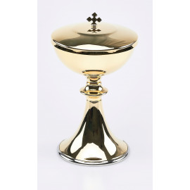 Ciborium, gilded - 20 cm (1)
