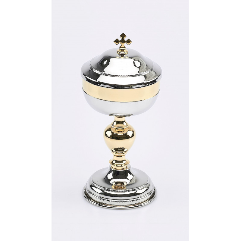 Maltese ciborium, gilded - 19 cm (2) - Best Catholic Shop