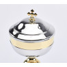 Maltese ciborium, gilded - 19 cm (2) - Image 2
