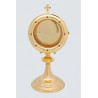 Custody for a large host, brass, gold-plated - 36 cm - Image 1