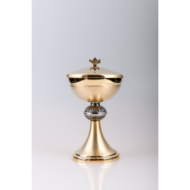Ciborium, brass, gold plated - 22 cm (31)