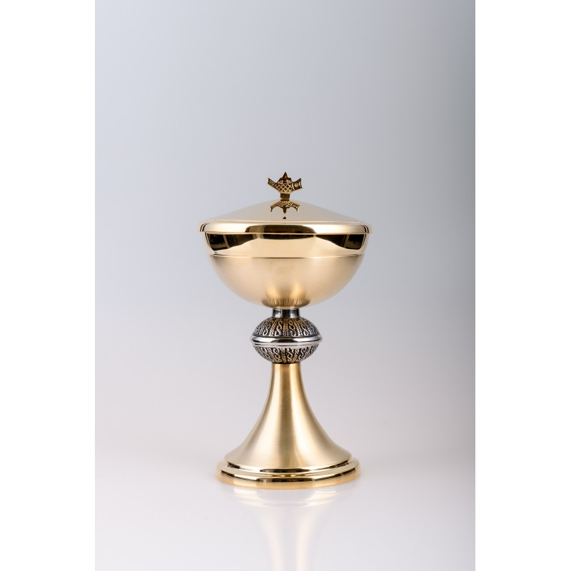 Ciborium, brass, gold plated - 22 cm (31) - Best Catholic Shop