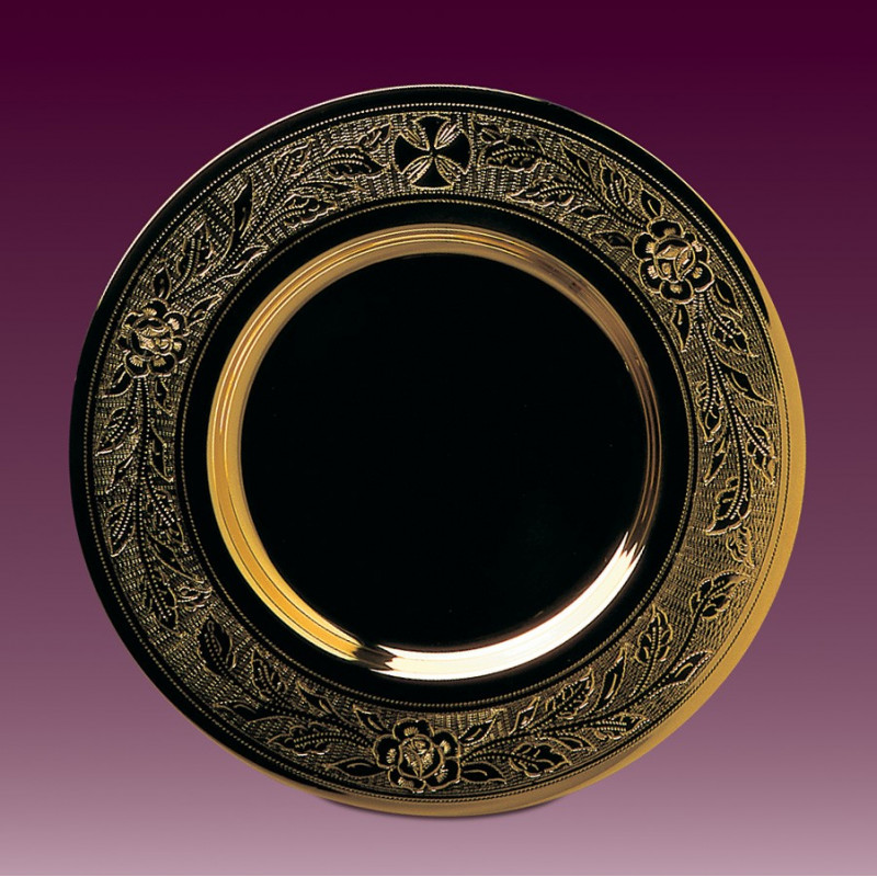 Church paten, engraved - Best Catholic Shop
