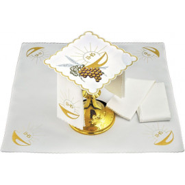 IHS chalice linen, grape - 28