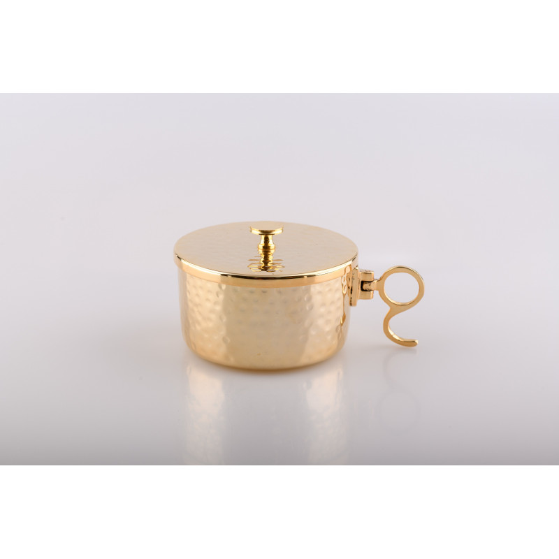 Ciborium, gold-plated with closure - 5.5 cm - Best Catholic Shop
