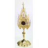 Gothic reliquary, gold plated - Image 1