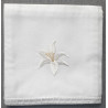 Corporal - embroidered lily - 100% cotton - Image 1