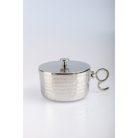 Ciborium silver plated with a closure - 5.5 cm