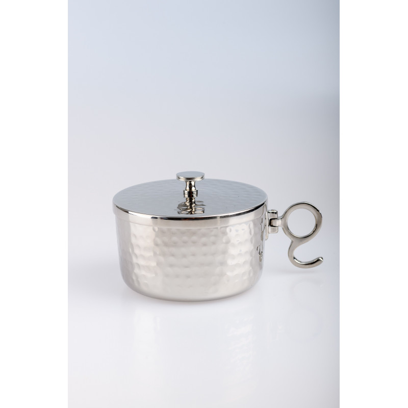 Ciborium silver plated with a closure - 5.5 cm - Best Catholic Shop