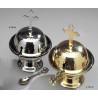 Boat with cross + spoon - 2 models (brass, nickel) - Image 3