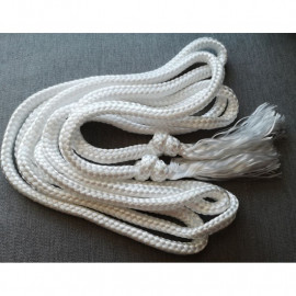 White cincture - 4 meters