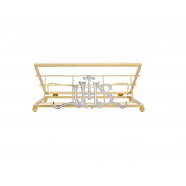 Missal Stand - gilded IHS (2)