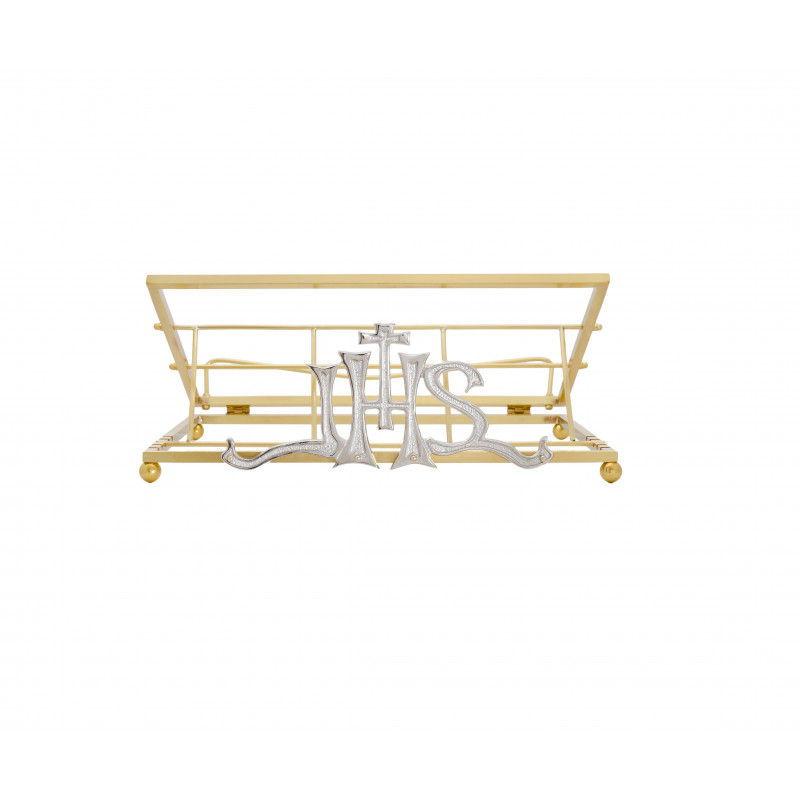 Missal Stand - gilded IHS (2) - Best Catholic Shop