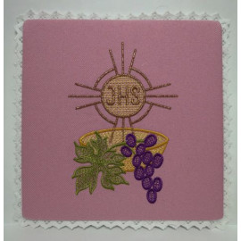 Chalice pink pall - IHS (1)