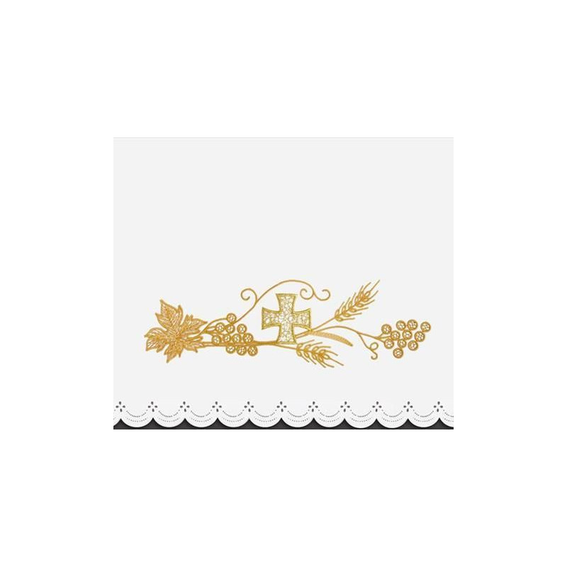 Altar Tablecloth cross - golden embroidery (30) - Best Catholic Shop