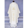 Embroidered chasuble - Lourdes - Image 4
