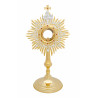 Gold plated monstrance 52 cm height (20) - Image 1