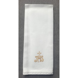 Purificator gold IHS cross - 100% cotton