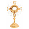 Gold plated monstrance height 40 cm (5) - Image 1