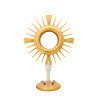 Gold plated monstrance height 36 cm (18) - Image 1